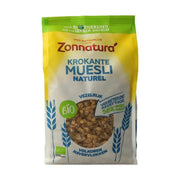 Zonnatura Krokante muesli naturel biologisch 375 gram