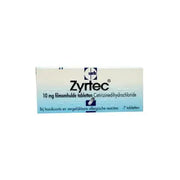 Zyrtec Cetirizine dihydrochloride 7 tabletten